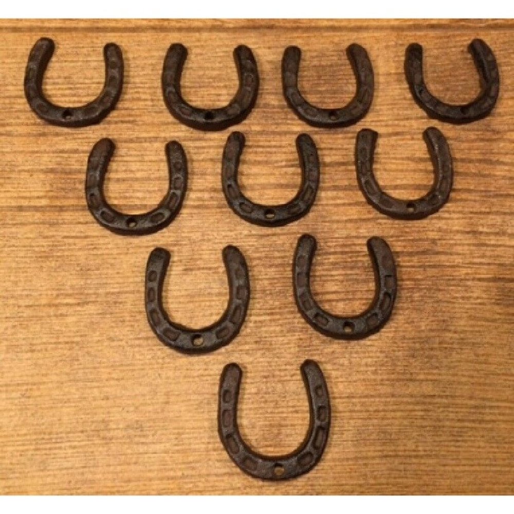 100 X-Small Horseshoes Rustic Cast Iron 2" Tall Set of One Hundred (100) 05211 - Picture 9 of 12